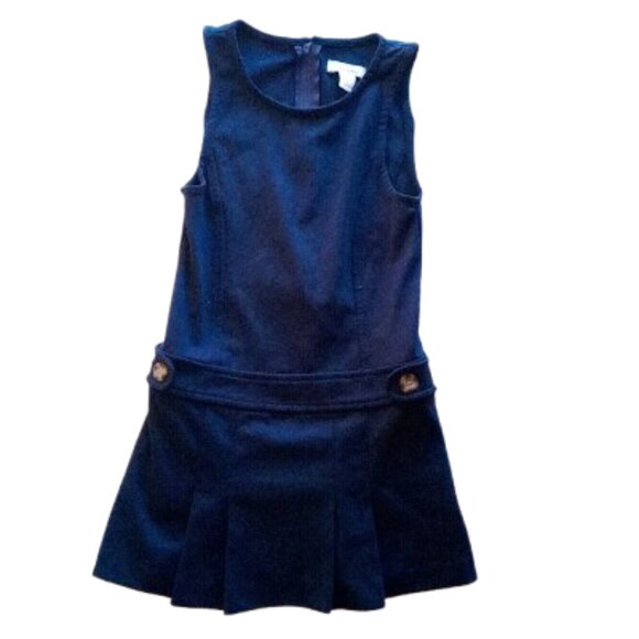 --- Navy Blue Jumper Girl Size 7 - Picture 1 of 3